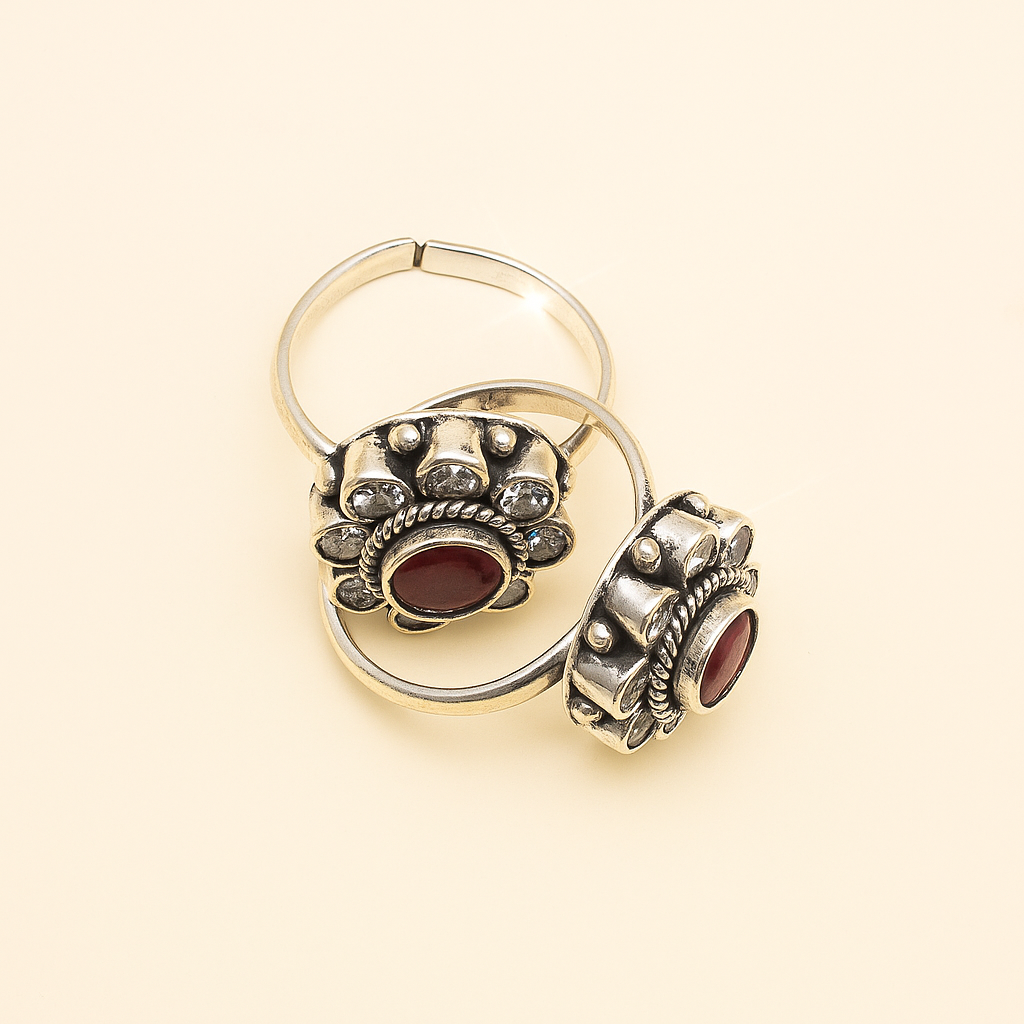 Rose Crown Toe Ring - Image 3