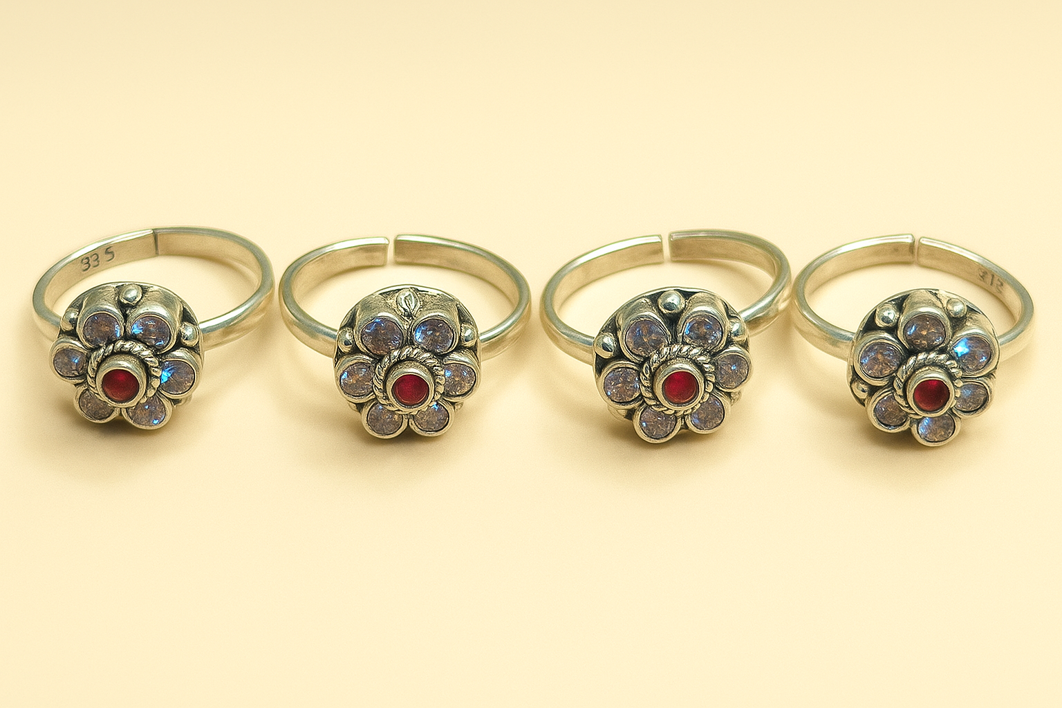 Radiant Bloom Toe Ring - Image 3