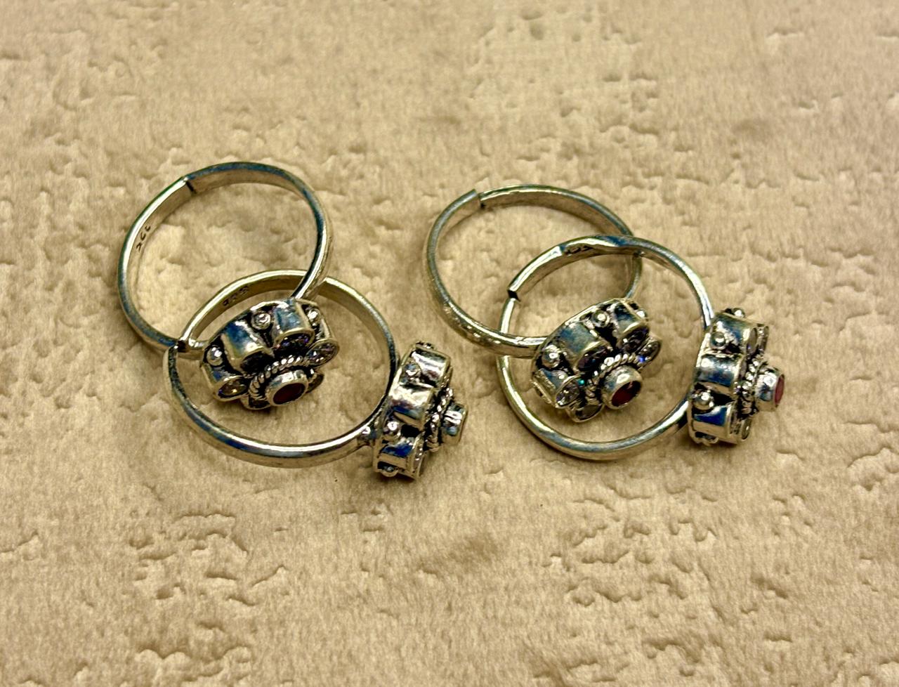 Radiant Bloom Toe Ring - Image 4